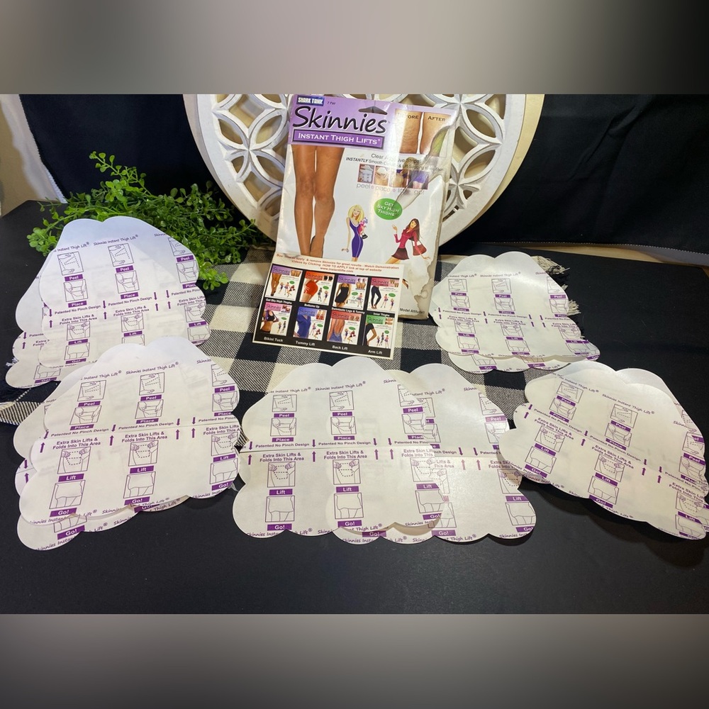 SKINN Skinnies Thigh Lifts - Purple and White‎